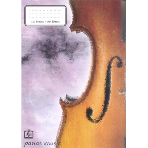 Τετράδιο μουσικής spiral (235 x 320), 50/12 PANAS MUSIC