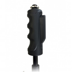 ΒΑΣΗ ΜΙΚΡΟΦΩΝΟΥ Z-085 ΜΕ ΜΗΧΑΝΙΣΜΟ ONE HAND BLACK ΣΤΡΟΓΓΥΛΗ ΒΑΣΗ
