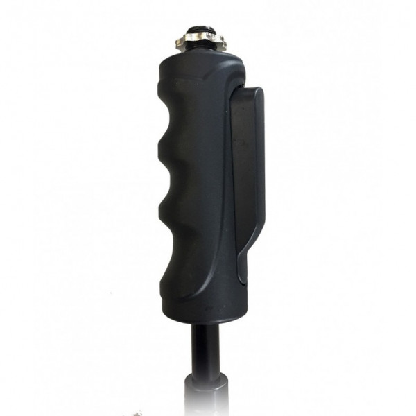 ΒΑΣΗ ΜΙΚΡΟΦΩΝΟΥ Z-085 ΜΕ ΜΗΧΑΝΙΣΜΟ ONE HAND BLACK ΣΤΡΟΓΓΥΛΗ ΒΑΣΗ