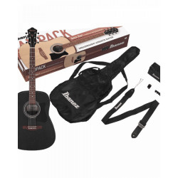ΚΙΘΑΡΑ ΑΚΟΥΣΤΙΚΗ IBANEZ JAMPACK GUITAR V-54NJP BLACK SET ΠΑΚΕΤΟ