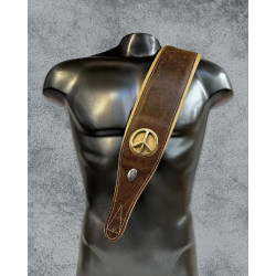 ΖΩΝΗ MINOTAUR ΔΕΡΜΑΤΙΝΗ PEACEMAKER BROWN ΜΠΑΣΟΥ 276034