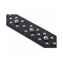 ΖΩΝΗ MINOTAUR ΔΕΡΜΑΤΙΝΗ ΚΙΘΑΡΑΣ SKULLS & RIVETS 310148
