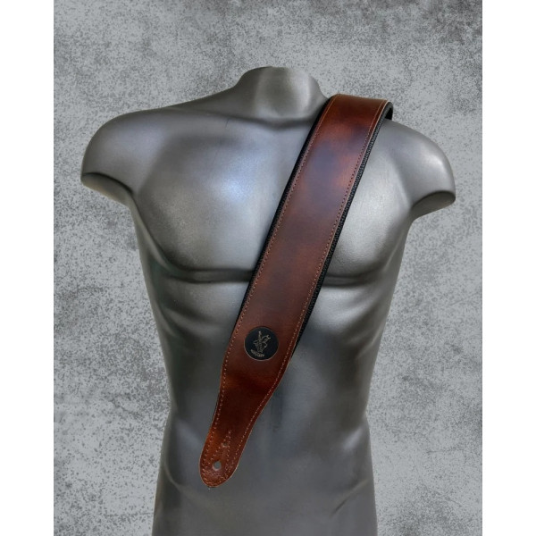 ΖΩΝΗ MINOTAUR ΔΕΡΜΑΤΙΝΗ CLASSIC CAMEL BROWN 473247