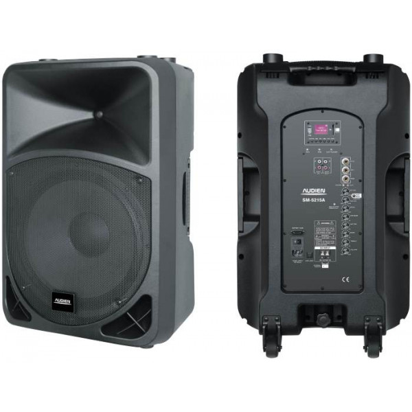 ΗΧΕΙΟ  AUDIEN SM-5215 BLUETOOTH ΕΝΕΡΓΟ ΦΟΡΗΤΟ ΜΕ 2 ΜΙΚΡΟΦΩΝΑ ΕΠΑΝΑΦΩΡΙΖΟΜΕΝΟ