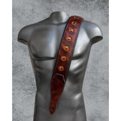 ΖΩΝΗ MINOTAUR ΔΕΡΜΑΤΙΝΗ SEVEN STAR BROWN VGS-21