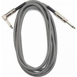 ΚΑΛΩΔΙΟ ΚΙΘΑΡΑΣ IBANEZ DRCA-2BK ΠΛΕΚΤΟ ΓΩΝΙΑ 3m