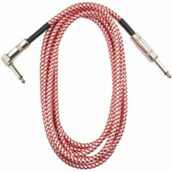 ΚΑΛΩΔΙΟ ΚΙΘΑΡΑΣ IBANEZ DRCA-2RD ΠΛΕΚΤΟ ΓΩΝΙΑ 3m
