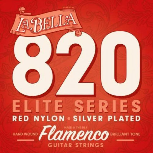 ΧΟΡΔΕΣ ΣΕΤ ΚΛΑΣΣΙΚΗΣ LA BELLA C-820 FLAMENCO RED NYLON