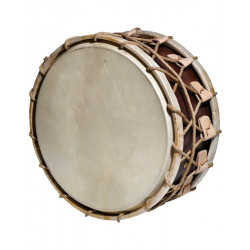 ΝΤΑΟΥΛΙ  MUSIC  ΞΥΛΙΝΟ  ΠΑΡΑΔΟΣΙΑΚΟ  22'' x 10'' ΜΕ ΣΧΟΙΝΙΑ -ΚΟΠΑΝΟΥΣ & ΘΗΚΗ