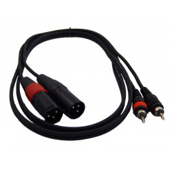 ΚΑΛΩΔΙΟ TPC-020  2XLR ΑΡΣ - 2RCA ΑΡΣ 1.5m