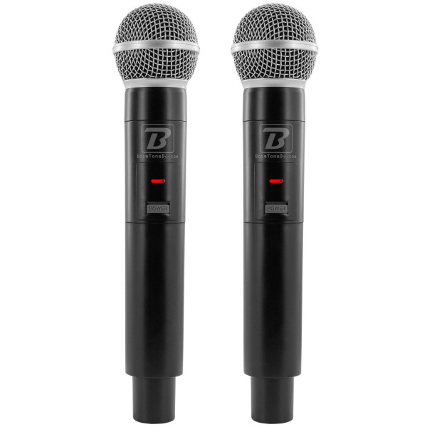 ΑΣΥΡΜΑΤΟ SET 2 ΜΙΚΡΟΦΩΝΩΝ BOOMTONE DJ UHF DUO ΧΕΙΡΟΣ