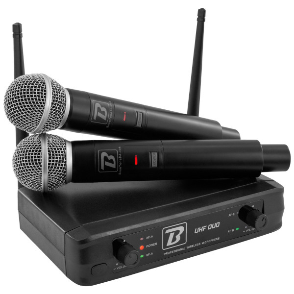 ΑΣΥΡΜΑΤΟ SET 2 ΜΙΚΡΟΦΩΝΩΝ BOOMTONE DJ UHF DUO ΧΕΙΡΟΣ