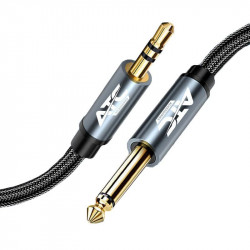 ΚΑΛΩΔΙΟ MUSIC ΚΑΡΦΙ 3.5mm STEREO ΑΡΣ - 6,35mm MONO ΑΡΣ. 2m 0134