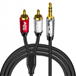 ΚΑΛΩΔΙΟ ATC HQ 3.5mm - 2RCA 1.5m  0127