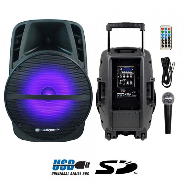 ΗΧΕΙΟ ΗΧΟΣΥΣΤΗΜΑ ED-1677 BLUETOOTH ΕΝΕΡΓΟ ΦΟΡΗΤΟ (ΕΠΑΝΑΦΟΡΤΙΖΟΜΕΝΟ) ΜΕ ΜΙΚΡΟΦΩΝΟ