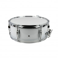 ΤΑΜΠΟΥΡΟ MUSIC SD-1455 WHITE 14'X5.5'' ΜΕ ΖΩΝΗ & ΜΠΑΓΚΕΤΕΣ