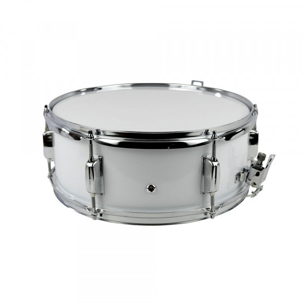 ΤΑΜΠΟΥΡΟ MUSIC SD-1455 WHITE 14'X5.5'' ΜΕ ΖΩΝΗ & ΜΠΑΓΚΕΤΕΣ