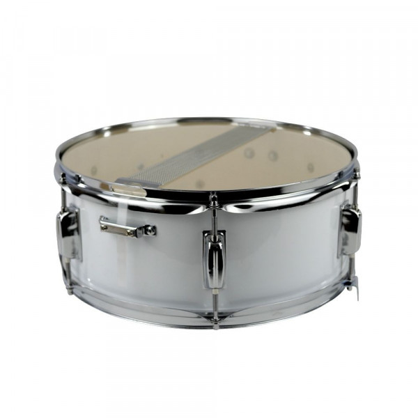ΤΑΜΠΟΥΡΟ MUSIC SD-1455 WHITE 14'X5.5'' ΜΕ ΖΩΝΗ & ΜΠΑΓΚΕΤΕΣ