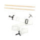 ΤΑΜΠΟΥΡΟ JUNIOR 12''X7'' WHITE 1207