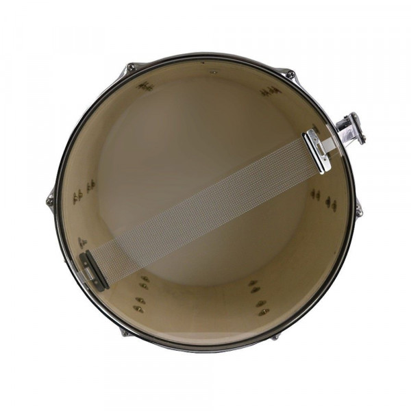 ΤΑΜΠΟΥΡΟ MUSIC SD-1410 WHITE ΒΑΘΥ 14'X10'' ΜΕ ΖΩΝΗ & ΜΠΑΓΚΕΤΕΣ