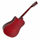 ΚΙΘΑΡΑ ΗΛ-ΑΚΟΥΣΤΙΚΗ  MUSIC J.J 801 RED BURST