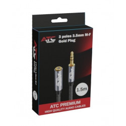 ΚΑΛΩΔΙΟ MUSIC ΚΑΡΦΙ 3.5mm STEREO ΑΡΣ - 3.5mm STEREO ΘΗΛ. 1.5m