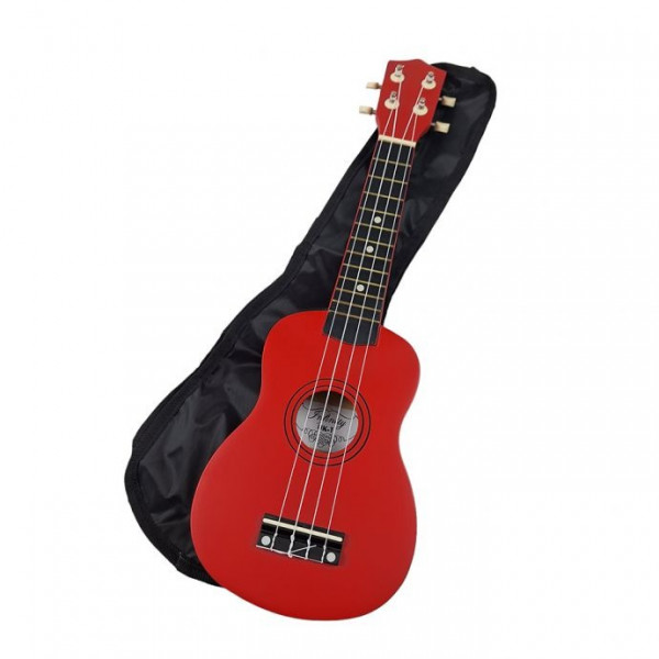 UKULELE MUSIC SOPRANO RED