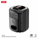 ΗΧΕΙΟ ΗΧΟΣΥΣΤΗΜΑ KARAOKE  ΕΝΕΡΓΟ MUSIC F-48 USB BLUETOOTH (ΕΠΑΝΑΦΟΡΤΙΖΟΜΕΝΟ) 2 ΜΙΚΡΟΦΩΝΑ