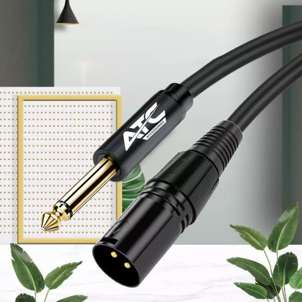 ΚΑΛΩΔΙΟ ATC HQ XLR ΑΡΣ-ΚΑΡΦΙ MONO 6.35MM 2M