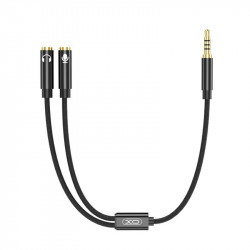 ΚΑΛΩΔΙΟ ΑΝΤΑΠΤΟΡ XO 2 ΣΕ 1 ΚΑΡΦΙ 3.5MM - ΗΧΟΥ & ΜΙΚΡΟΦΩΝΟ NBR197