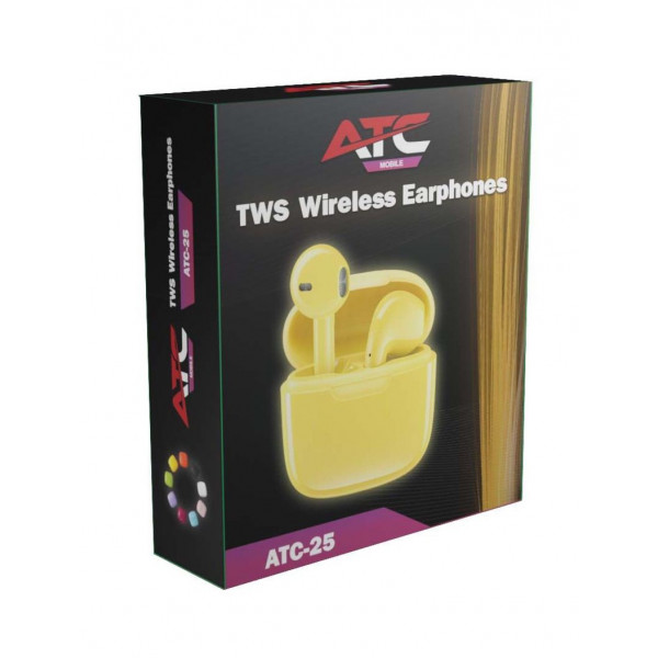ΑΚΟΥΣΤΙΚΑ ΑΣΥΡΜΑΤΑ ATC-25 TWS YELLOW