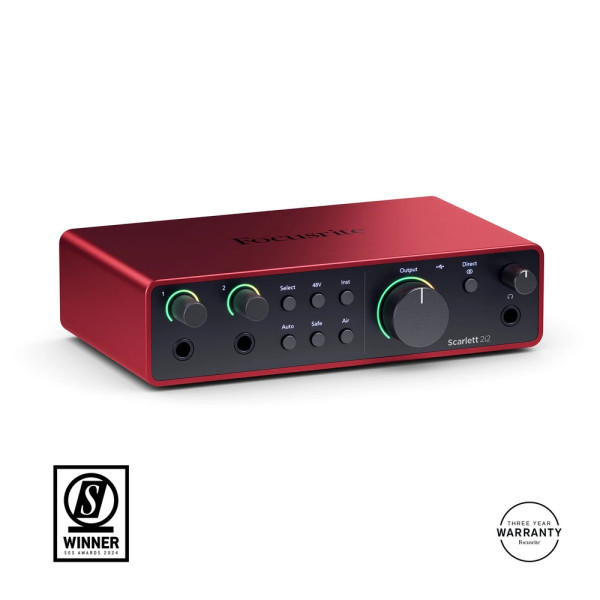 ΚΑΡΤΑ ΗΧΟΥ FOCUSRITE SCARLETT 2I2 4ND GEN