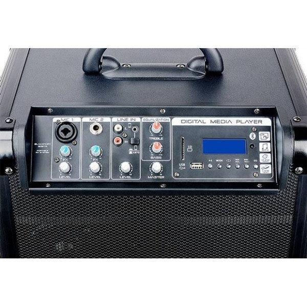 ΗΧΕΙΟ ΗΧΟΣΥΣΤΗΜΑ SOUNDSATION BLACKPORT ΕΝΕΡΓΟ ΦΟΡΗΤΟ 80W (ΕΠΑΝΑΦΟΡΤΙΖΟΜΕΝΟ) ΜΕ ΑΣΥΡΜΑΤΟ ΜΙΚΡΟΦΩΝΟ