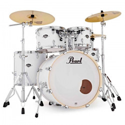 DRUM SET PEARL EXPORT MATT WHITE 20" ΜΕ ΒΑΣΕΙΣ ΚΑΙ ΠΙΑΤΙΝΙΑ EXX705NBR