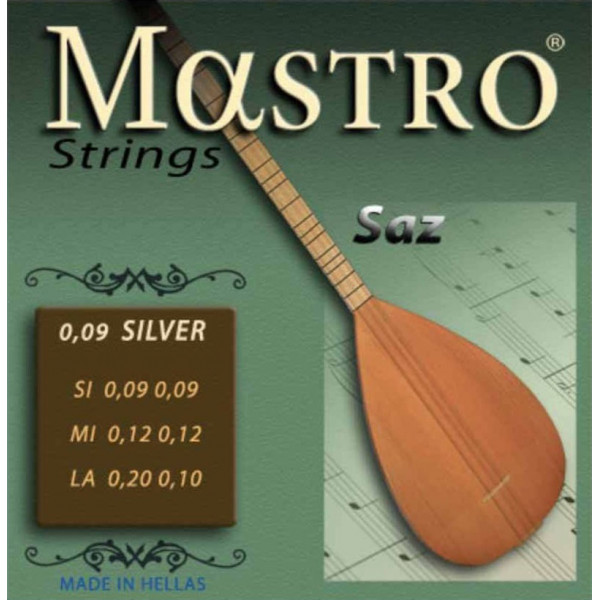 ΧΟΡΔΕΣ ΣΕΤ 6  SAZ   MASTRO   SILVER 009