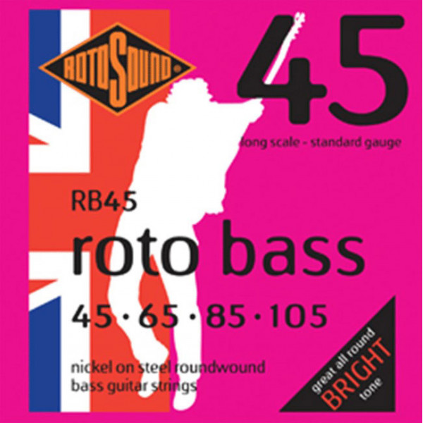 ΧΟΡΔΕΣ ΣΕΤ ΜΠΑΣΟΥ ROTOSOUND RB-45   045-105