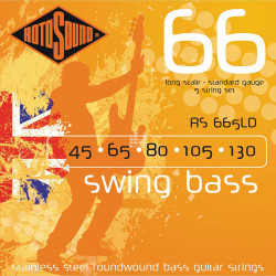 ΧΟΡΔΕΣ ΣΕΤ ΜΠΑΣΟΥ ROTOSOUND RS-66-5LD 045-130