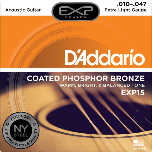 ΧΟΡΔΕΣ ΣΕΤ ΑΚΟΥΣΤΙΚΗΣ  DADDARIO  EXP-15  010