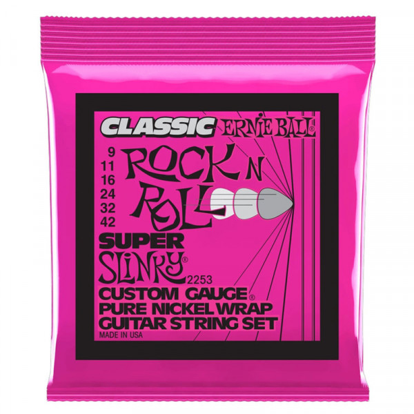 ΧΟΡΔΕΣ ΣΕΤ ΗΛΕΚΤΡΙΚΗΣ  ERNIE BALL 2253   09-42