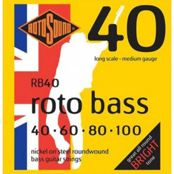 ΧΟΡΔΕΣ ΣΕΤ ΜΠΑΣΟΥ ROTOSOUND RB-40   040-100