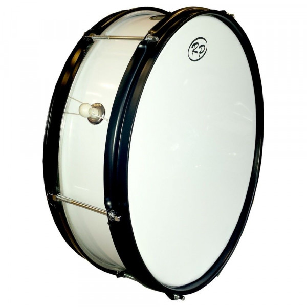 ΤΑΜΠΟΥΡΟ MUSIC 1072 WHITE 14'X5.5'' ΜΕ ΖΩΝΗ & ΜΠΑΓΚΕΤΕΣ