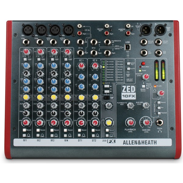 ΚΟΝΣΟΛΑ  ALLEN & HEATH ZED-10FX   10 ΕΙΣΟΔΩΝ