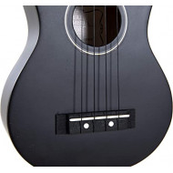 UKULELE GEWA SOPRANO BLACK MAT 512822