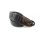 ΖΩΝΗ ΚΙΘΑΡΑΣ MUSIC COTTON LEATHER END DARK BLUE STRAP