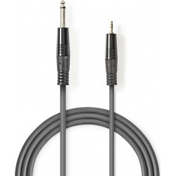 ΚΑΛΩΔΙΟ ΚΑΡΦΙ SUN 3.5mm STEREO-6.35mm STEREO 1.5m 23205