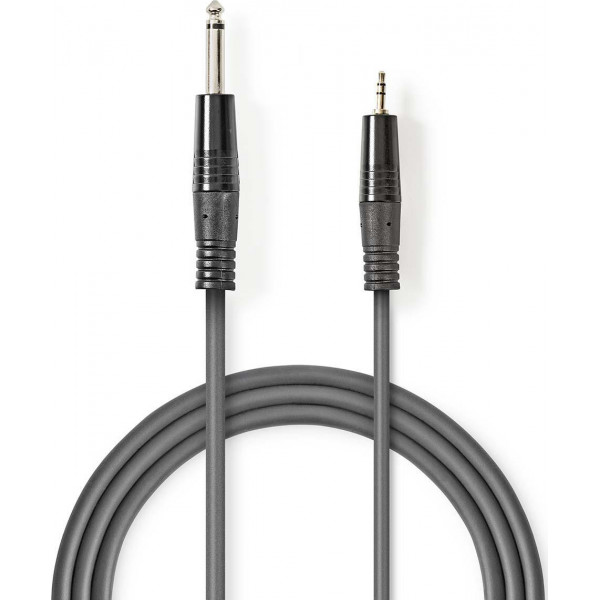 ΚΑΛΩΔΙΟ ΚΑΡΦΙ SUN 3.5mm STEREO-6.35mm STEREO 1.5m 23205