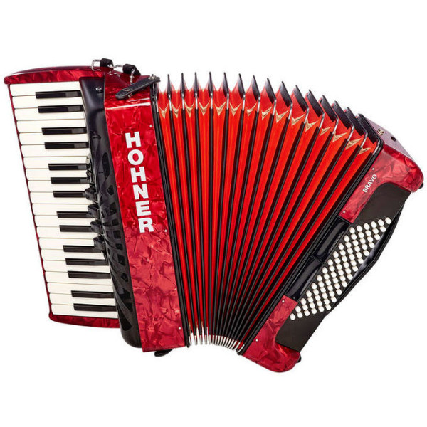 ΑΚΟΡΝΤΕΟΝ HOHNER Bravo72 RED - BLACK