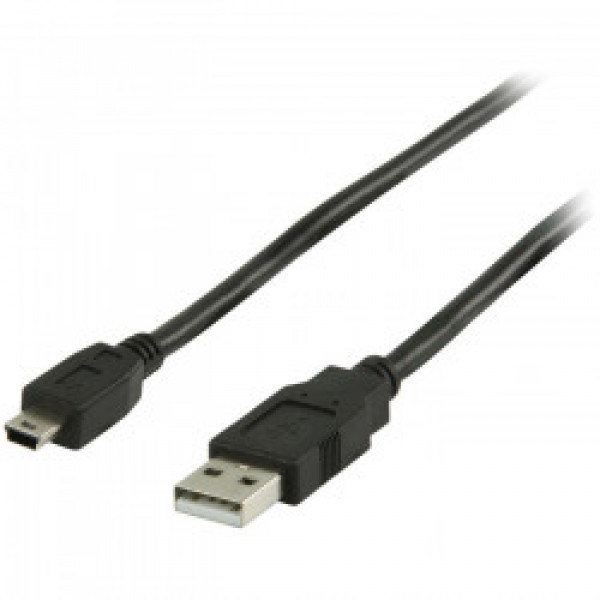 ΚΑΛΩΔΙΟ USB-USB 2.0 A αρσ. - Mini 5-pin αρσ., 1m.