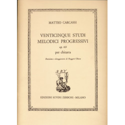 Carcassi Matteo- Venticinque Studi Melodici Progressivi op. 60