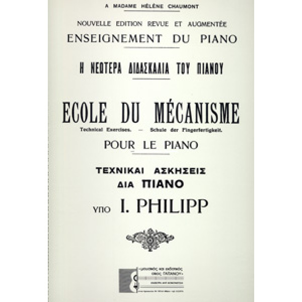 Philip I. - Ecole Du Mecanisme pour le piano